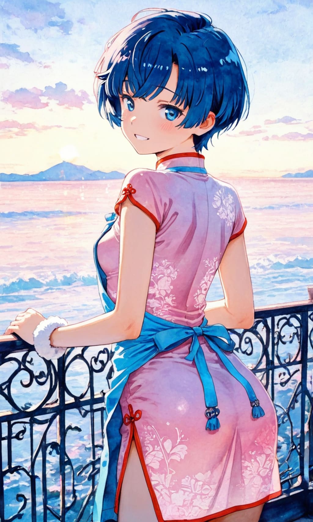 チャイナドレスの柑菜ちゃん