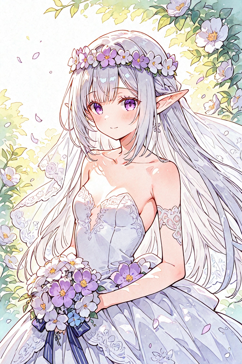 4月の花嫁 | の人気AIイラスト・グラビア