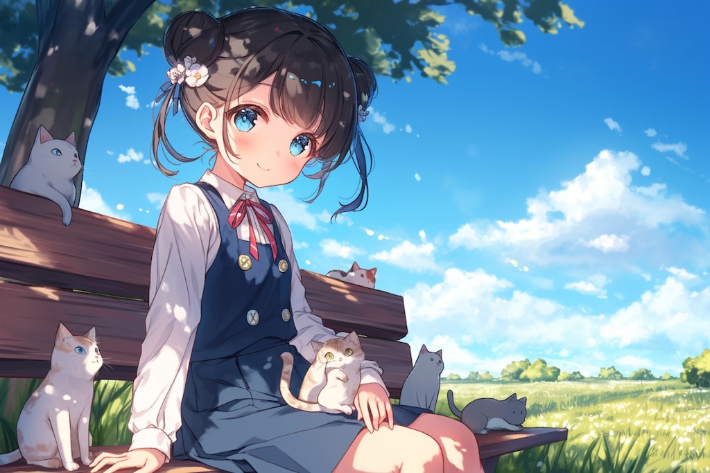 猫🐈とおだんごちゃん🍡✨117