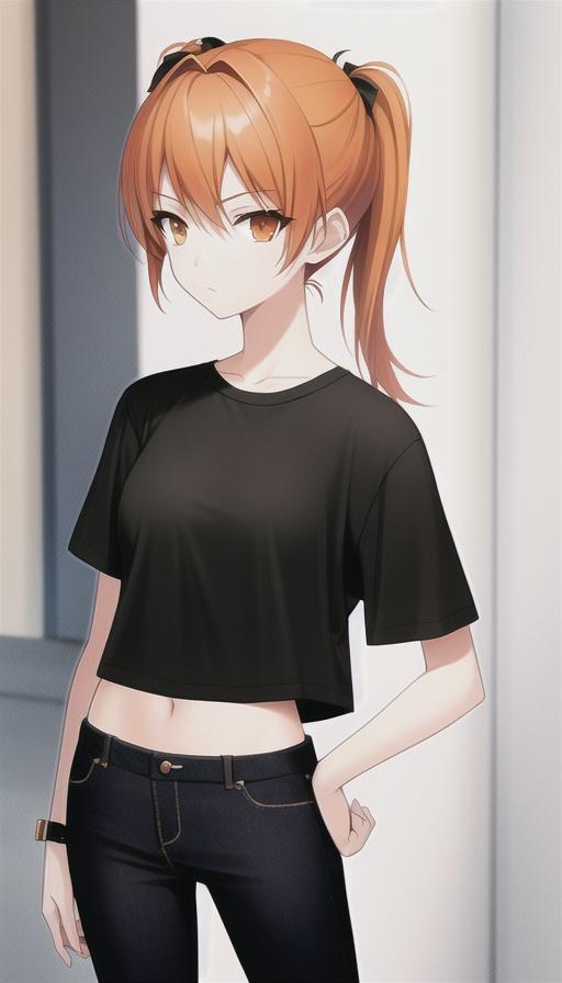 オレンジ髪　4 | の人気AIイラスト・グラビア