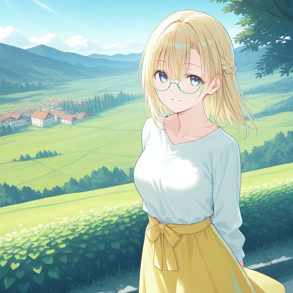 散歩道 | chichi-pui（ちちぷい）AIイラスト専用の投稿＆生成サイト