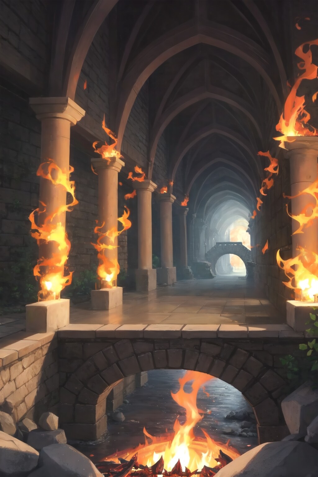 炎の部屋 | の人気AIイラスト・グラビア