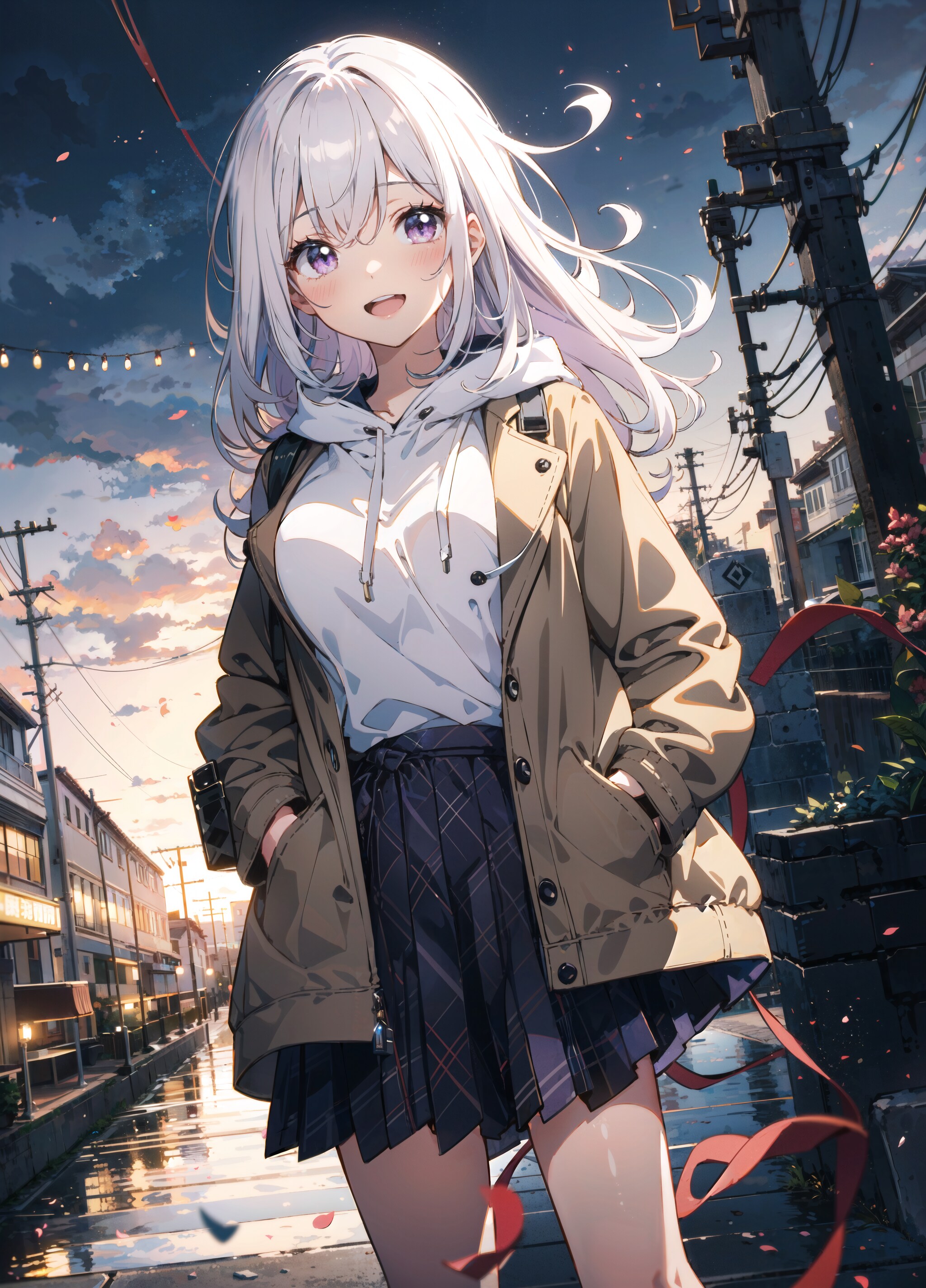 夕方の散歩