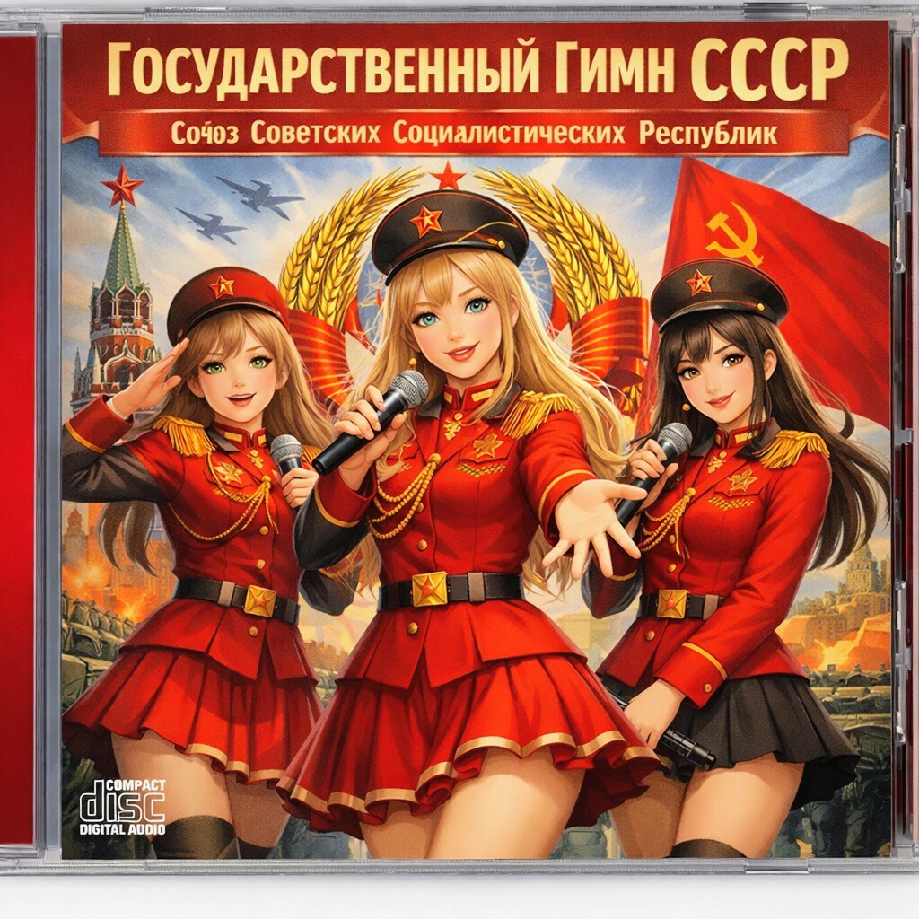ソ連アイドル国歌CDジャケット