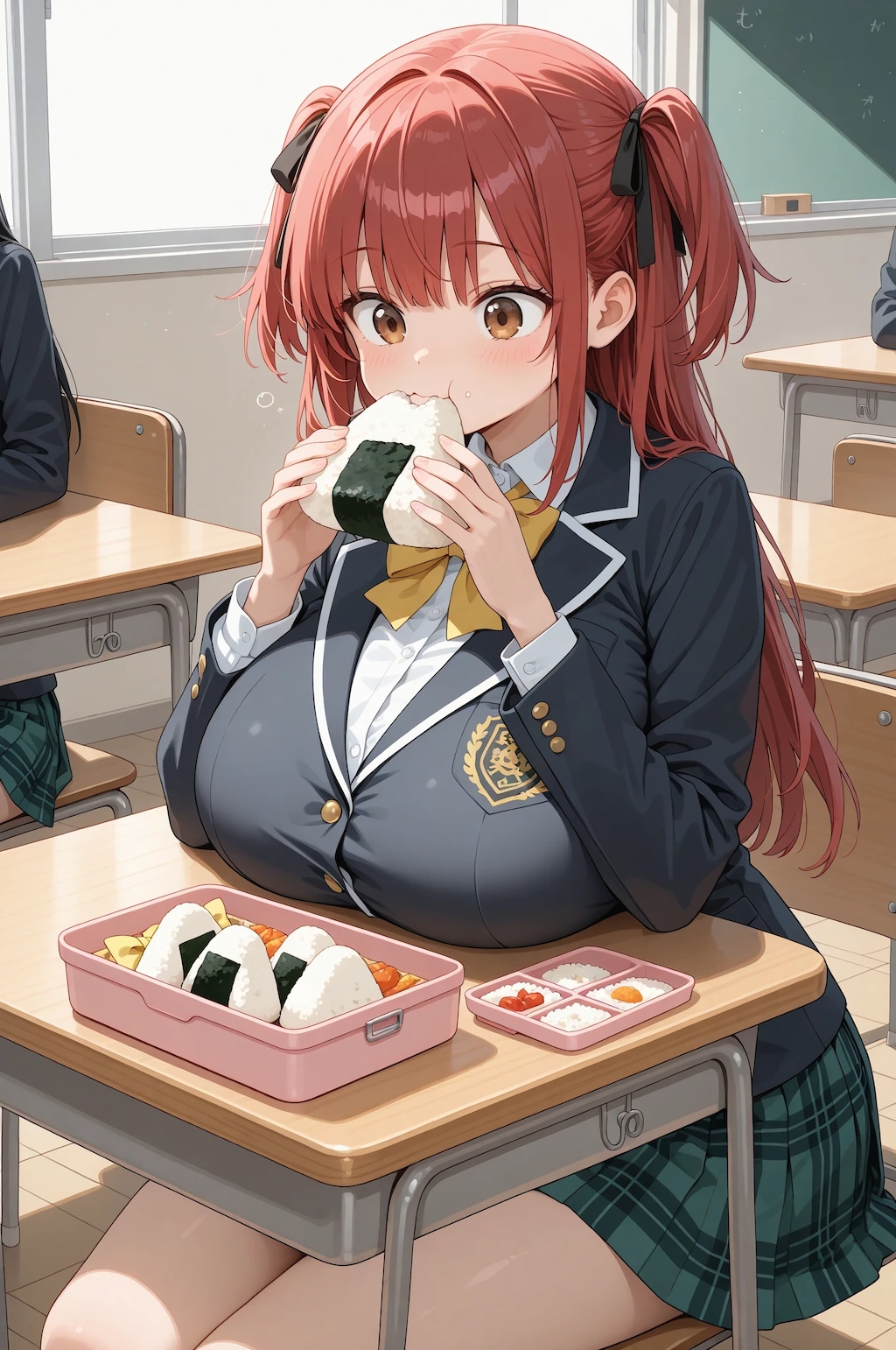 今日のお昼はおにぎりだよ🍙