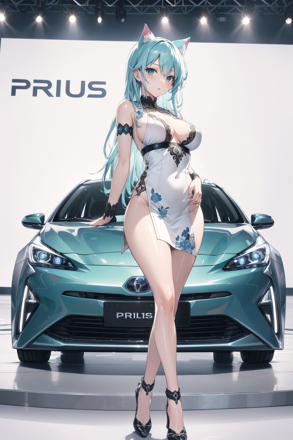 モーターショーのコンパニオン🐱✨