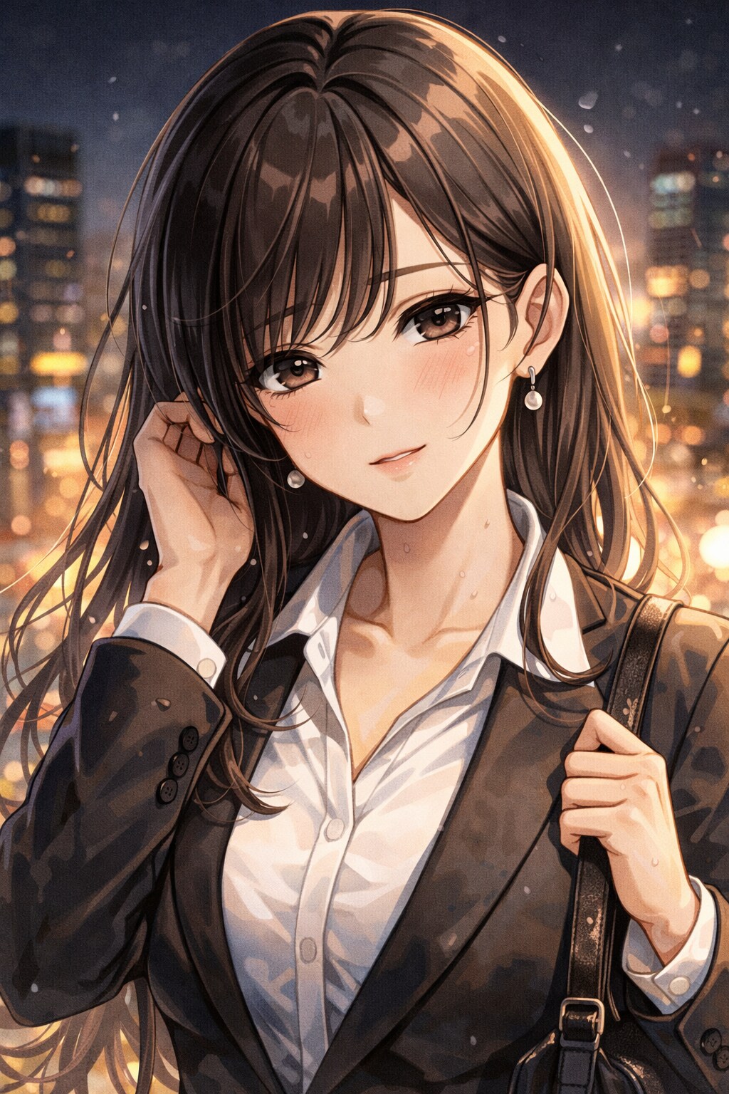 仕事帰りのお姉さん | の人気AIイラスト・グラビア