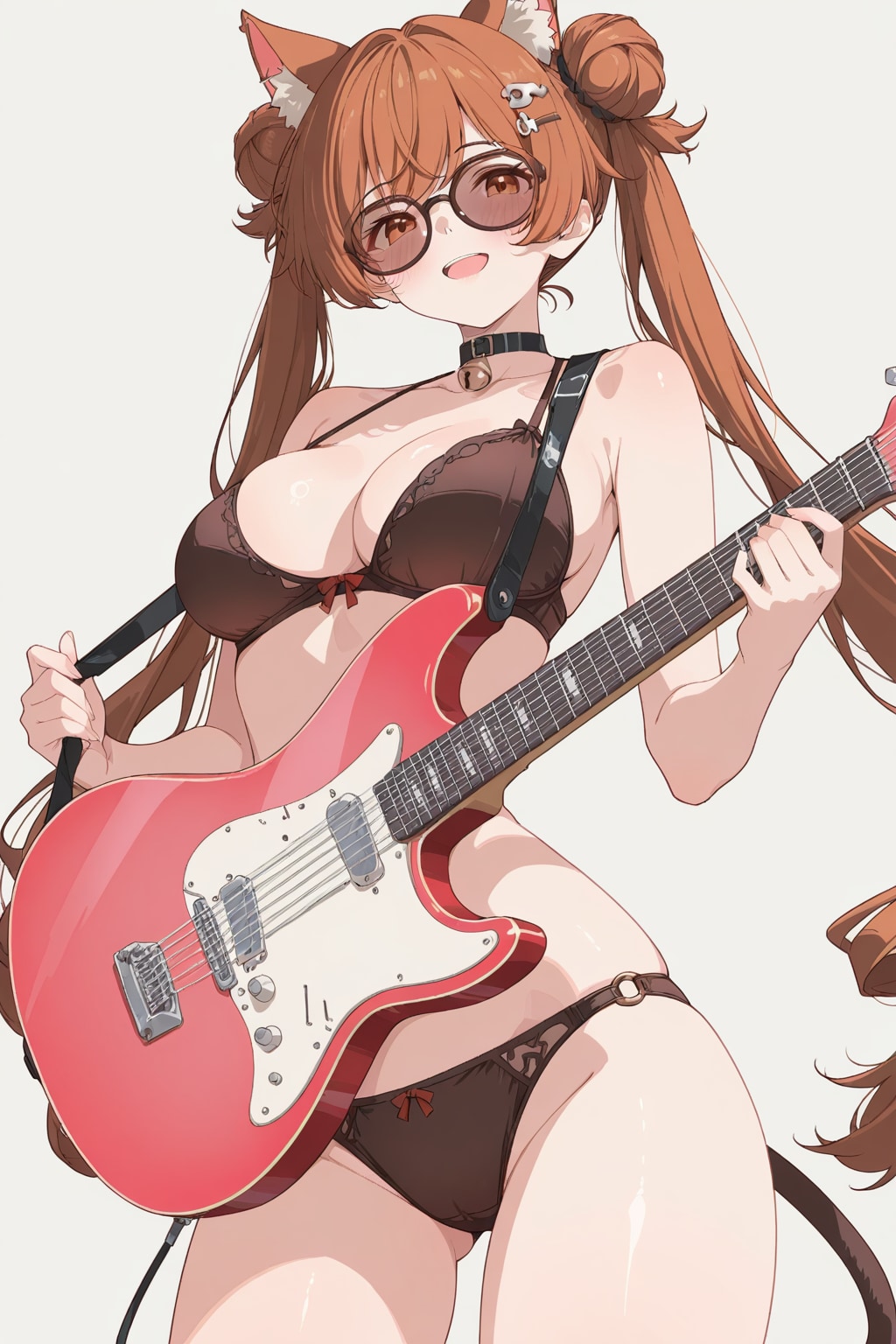下着で演奏してみた