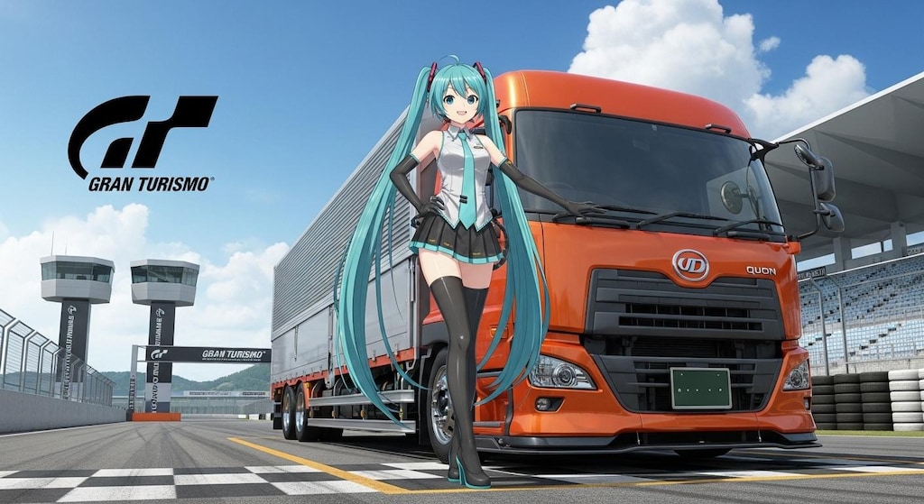 初音ミクとUDトラック