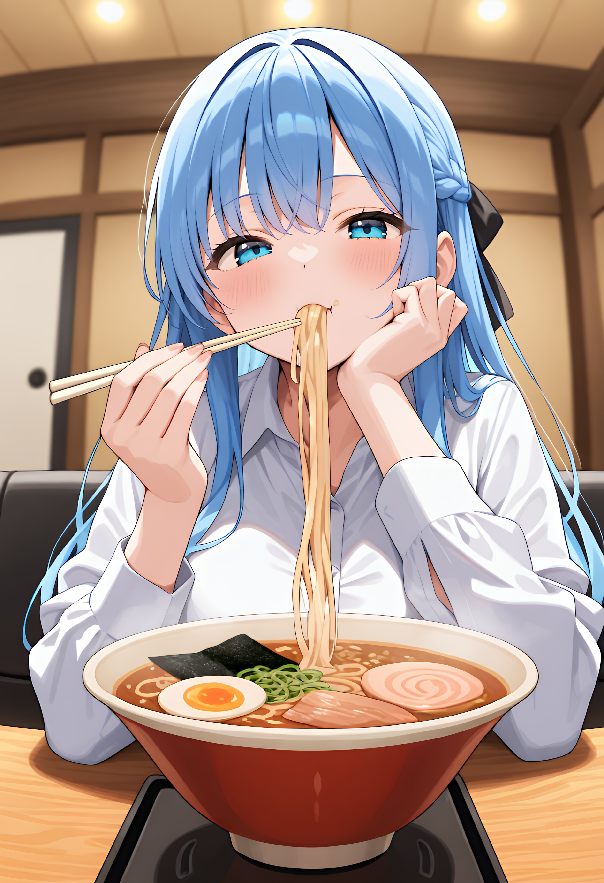 やっぱ麺っしょ～ | の人気AIイラスト・グラビア