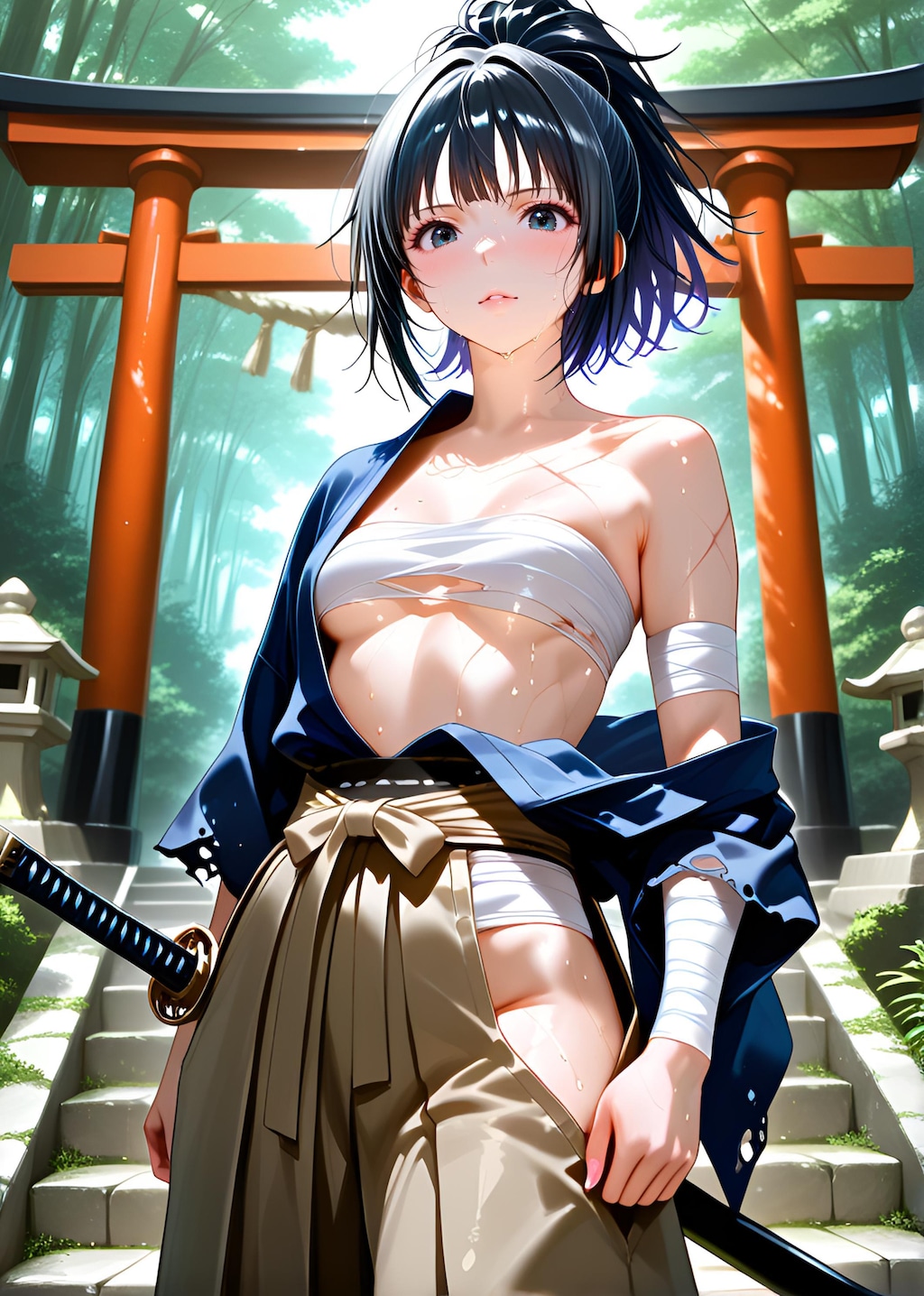 夢乃春樹（YumenoHaruki）　刀剣　帯刀