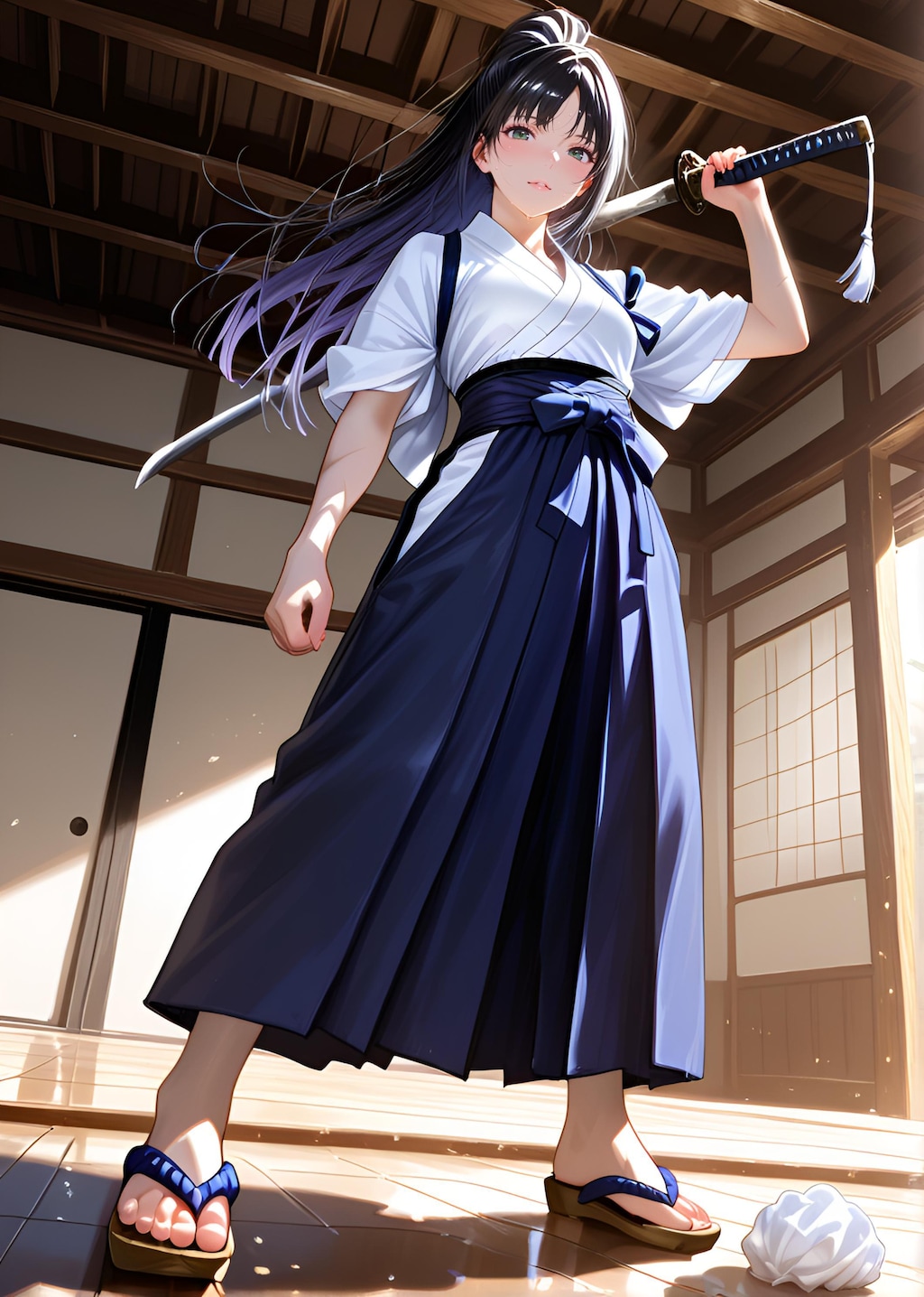 夢乃春樹（YumenoHaruki）　刀剣　帯刀