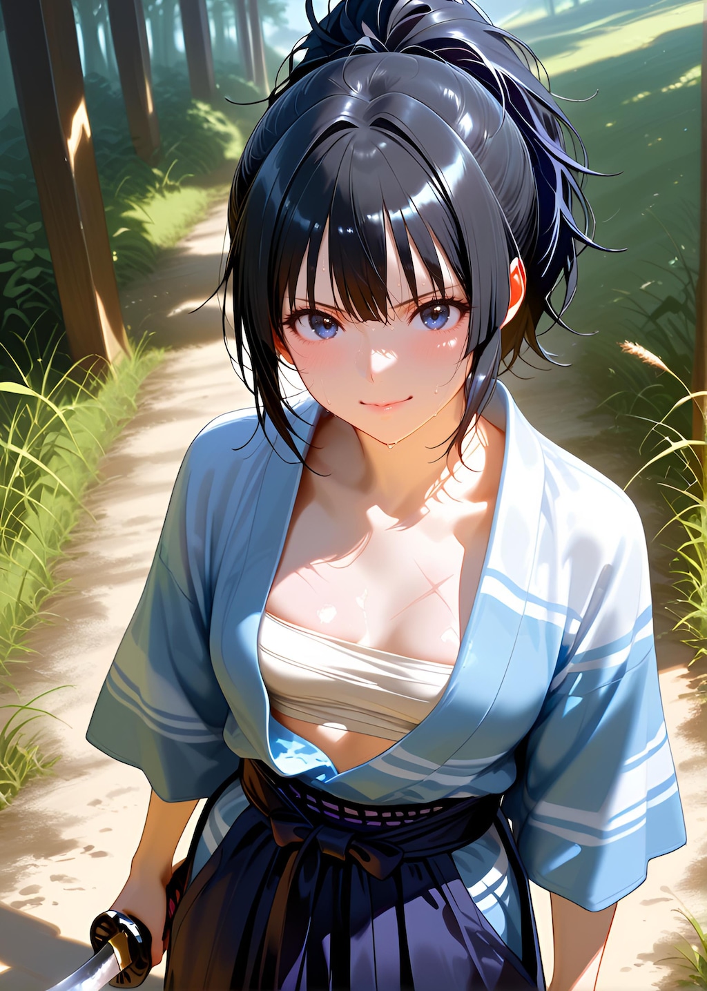 夢乃春樹（YumenoHaruki）　刀剣　帯刀