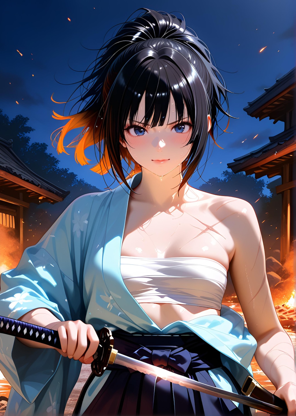 夢乃春樹（YumenoHaruki）　刀剣　帯刀