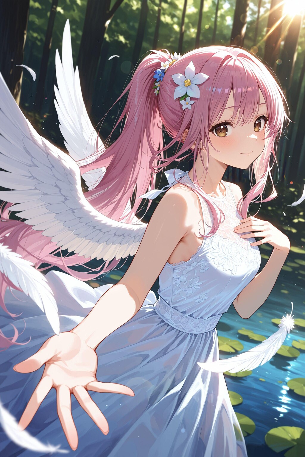 天使さん頑張ります