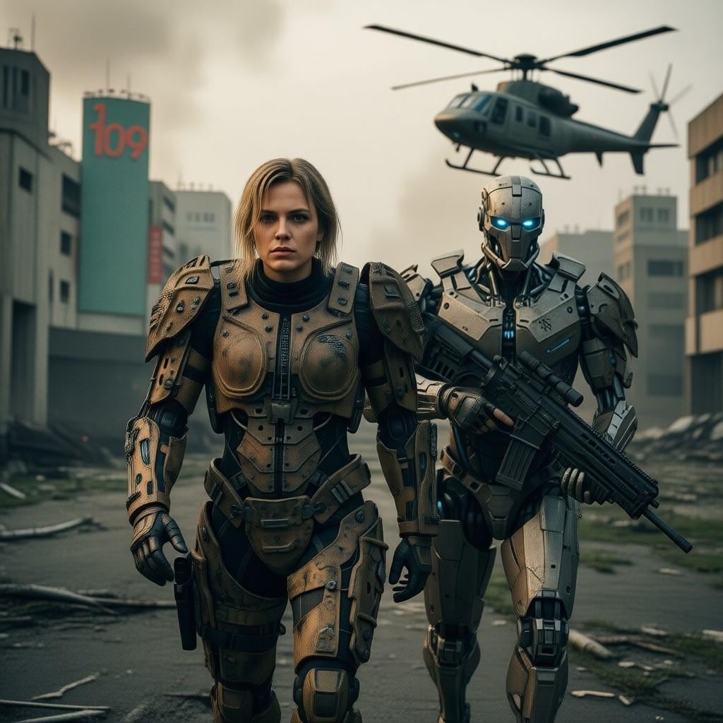 ニール・ブロムカンプ風SF映画のコンセプトアート