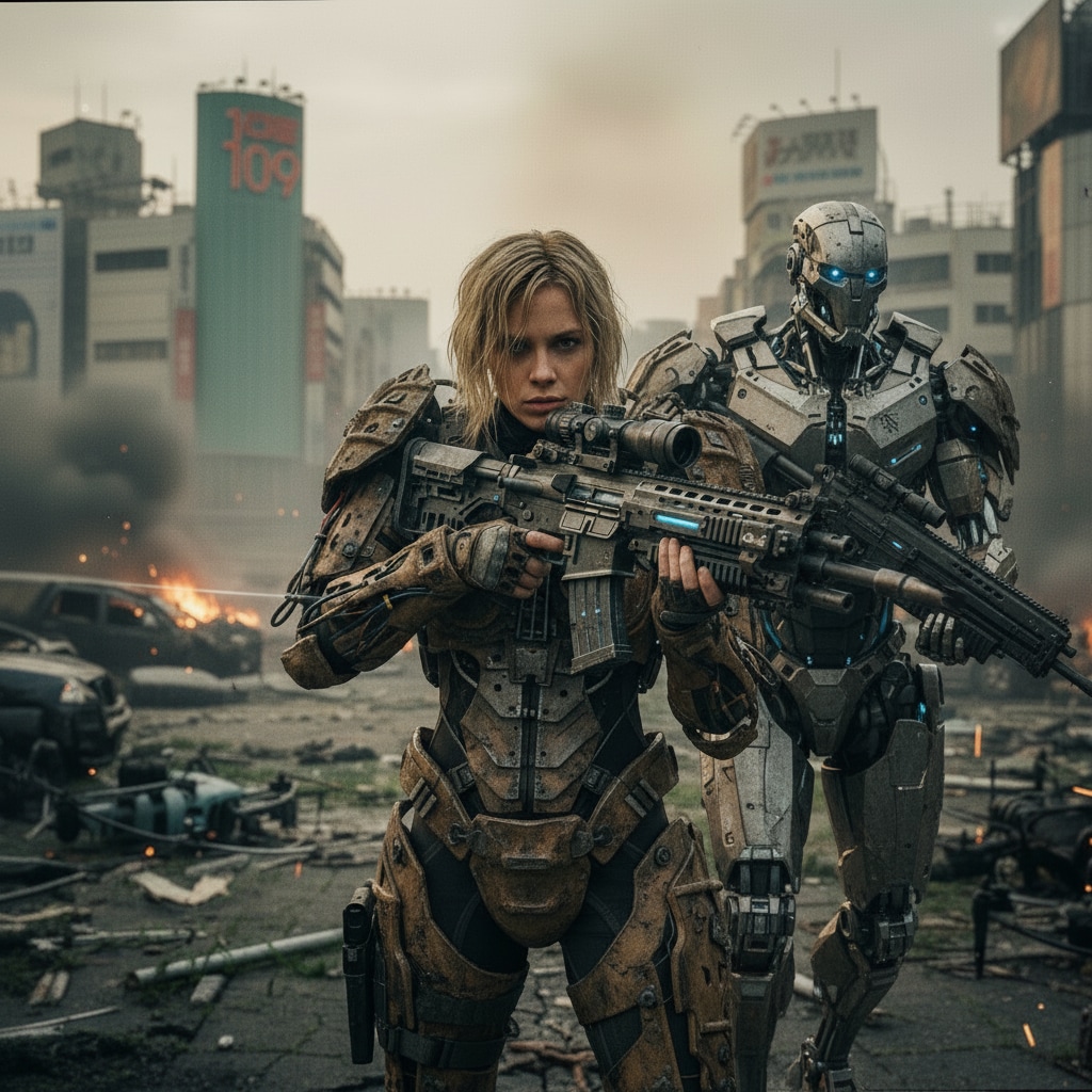 ニール・ブロムカンプ風SF映画のコンセプトアート