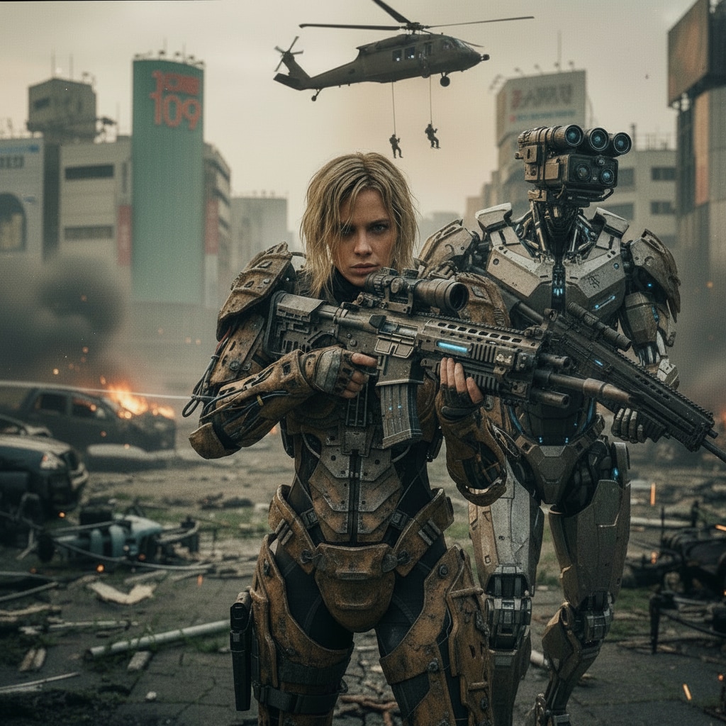 ニール・ブロムカンプ風SF映画のコンセプトアート