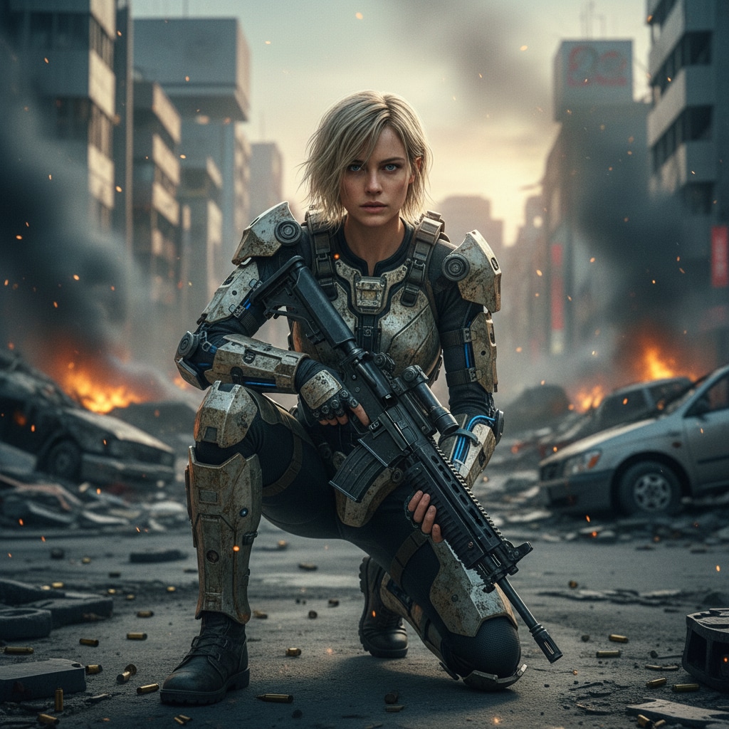 ニール・ブロムカンプ風SF映画のコンセプトアート