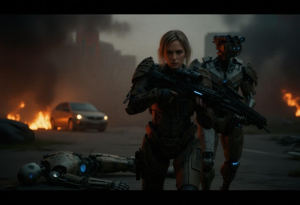 ニール・ブロムカンプ風SF映画のコンセプトアート