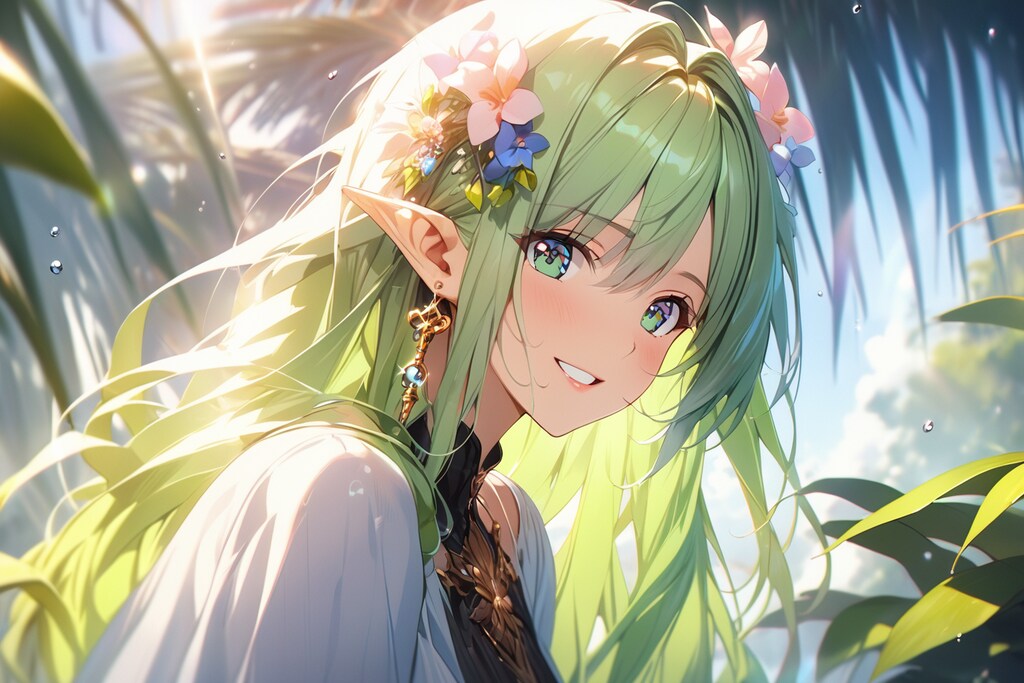 エルフさんの素敵な横顔