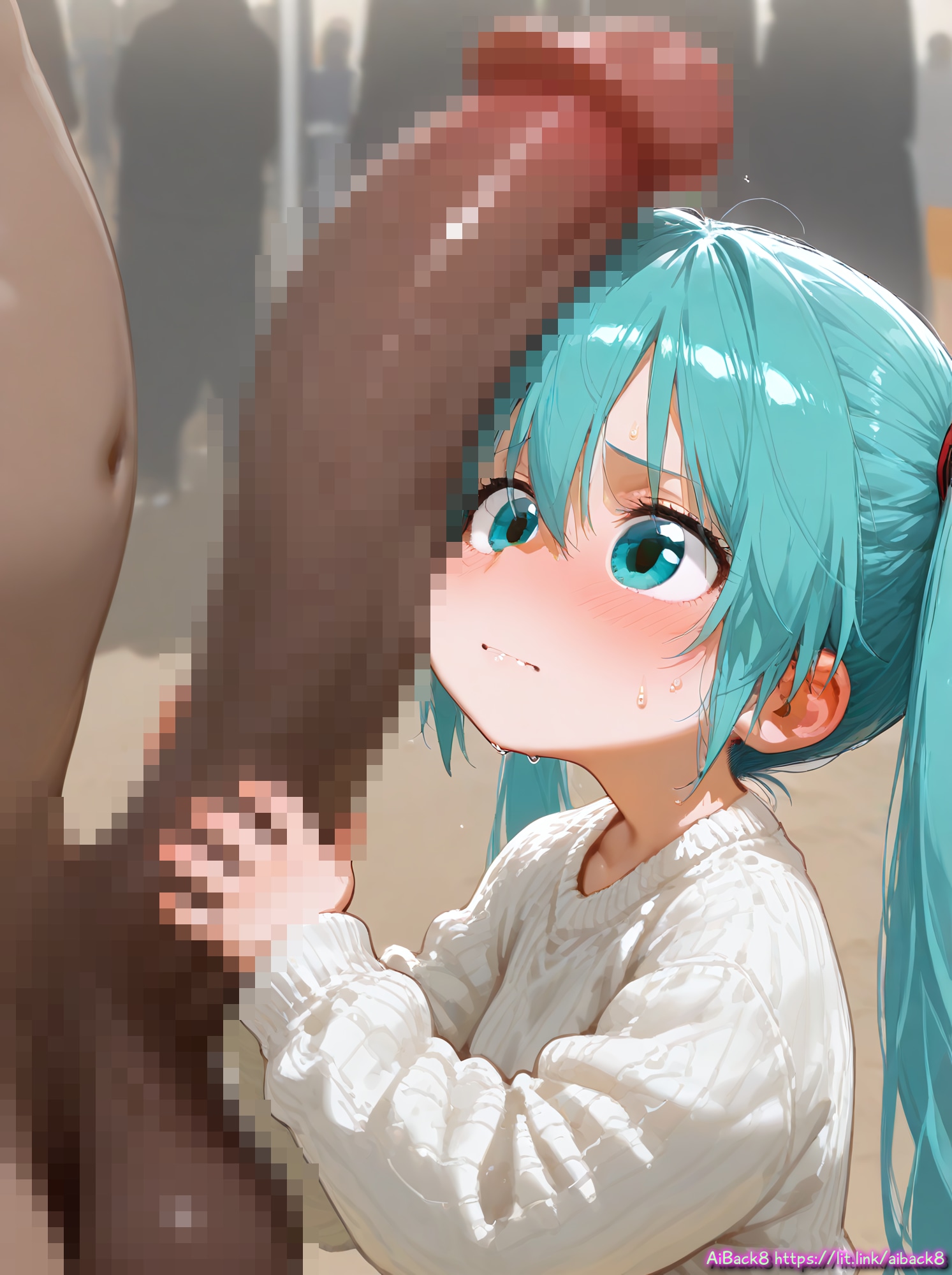 AiBack8)miku hug #3(22p(grape