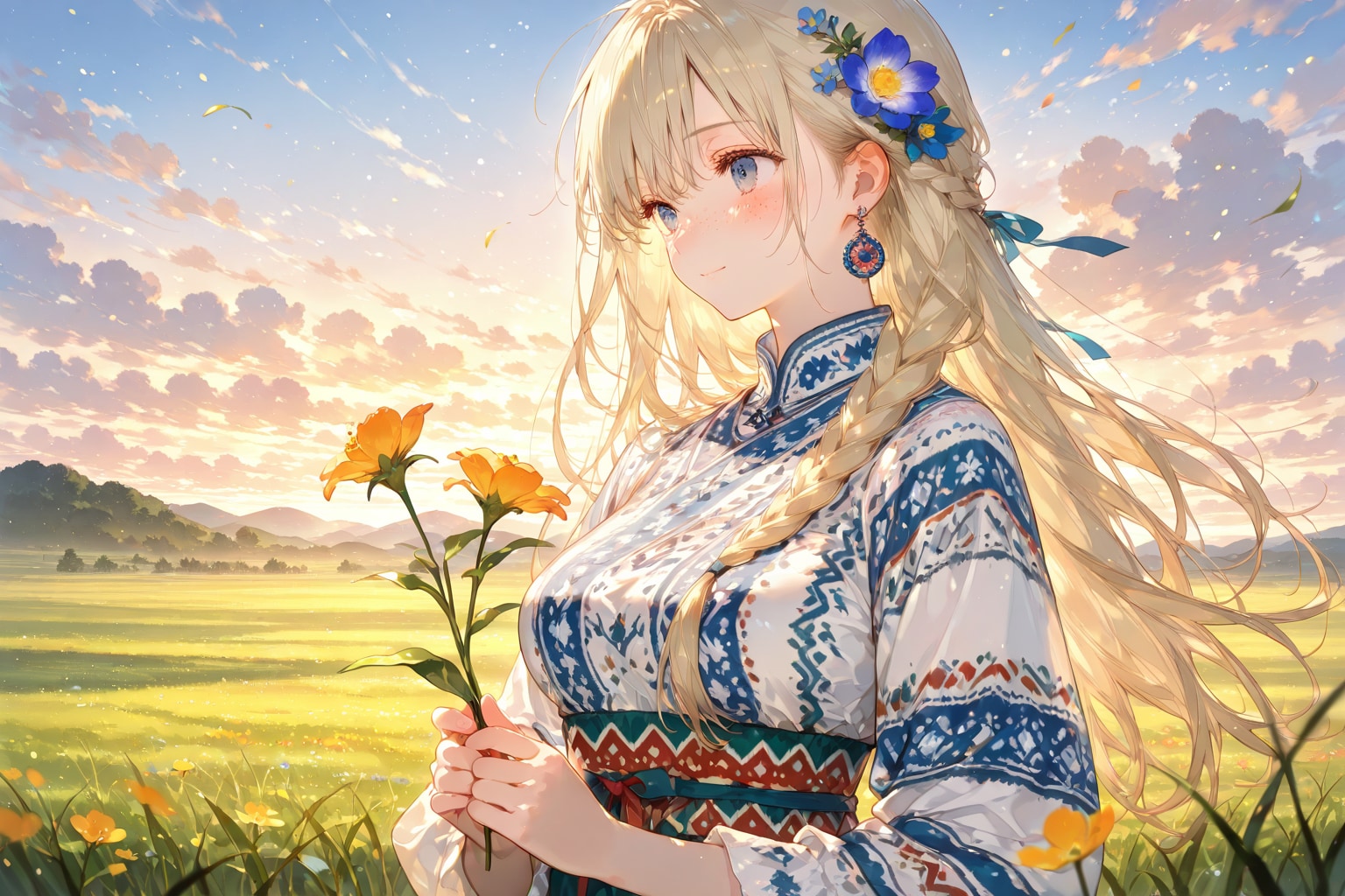 お花あげる | の人気AIイラスト・グラビア