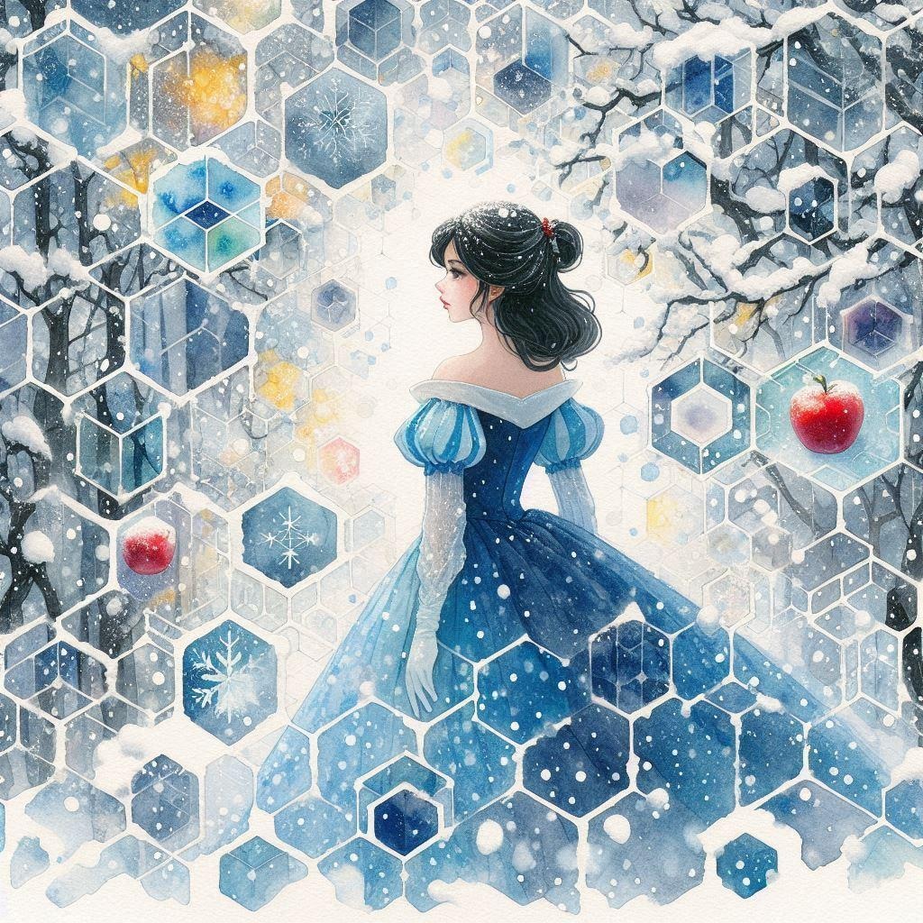 亀甲柄・白雪の姫