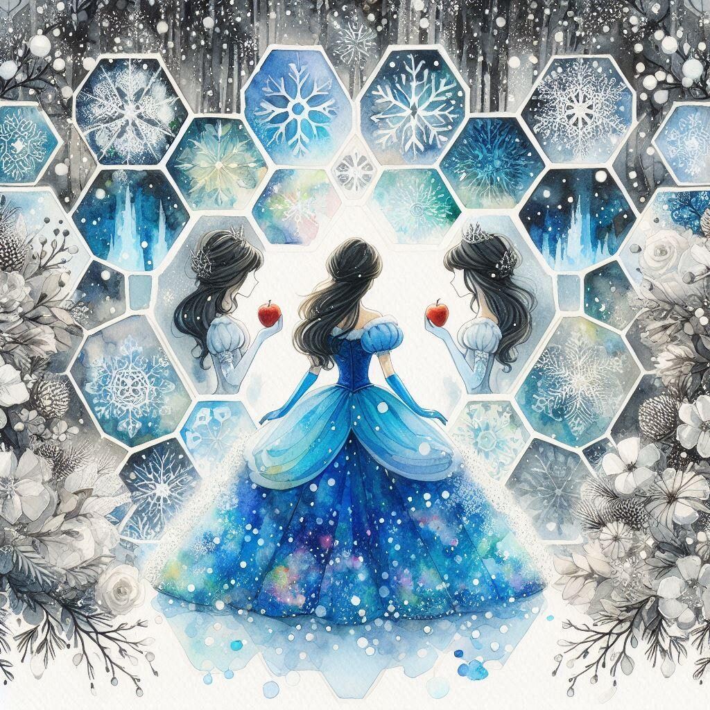 亀甲柄・白雪の姫