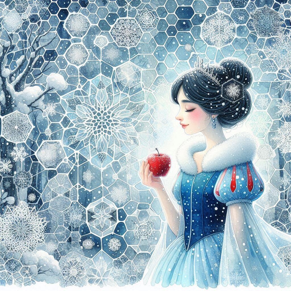 亀甲柄・白雪の姫