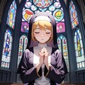 祈っている修道女 4枚目