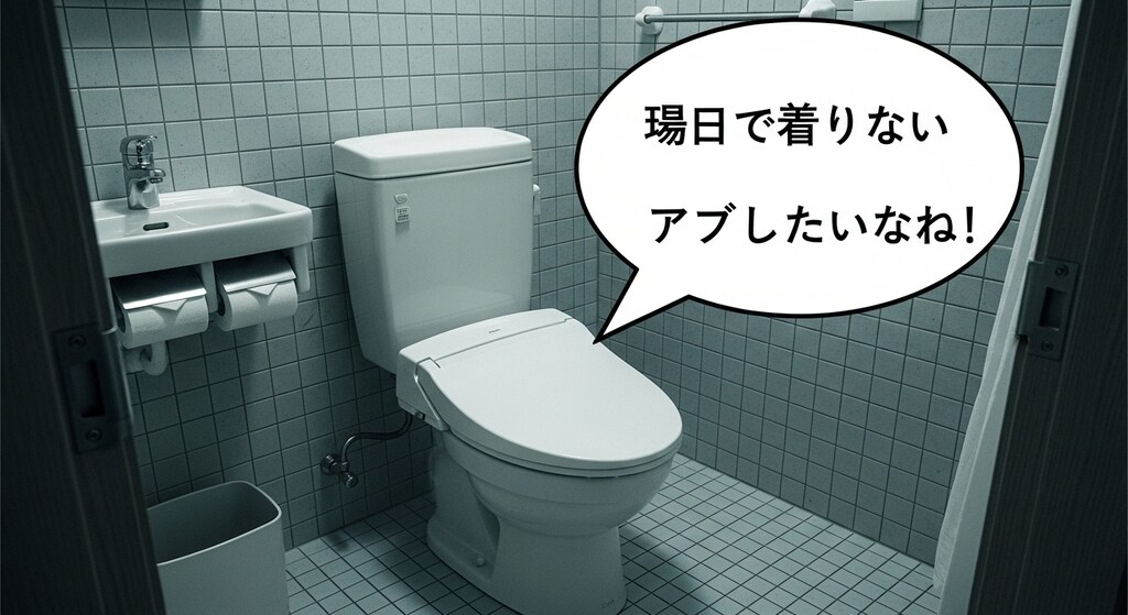 今日はトイレを喋らせてみた