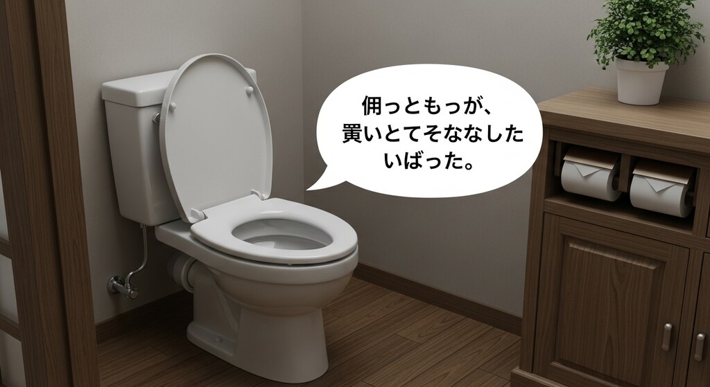 今日はトイレを喋らせてみた
