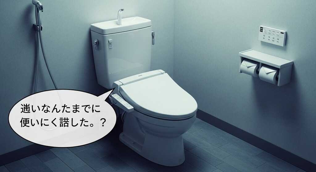 今日はトイレを喋らせてみた