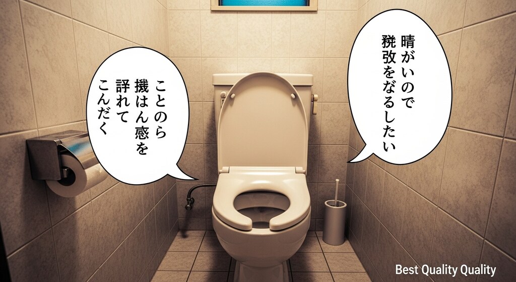 今日はトイレを喋らせてみた