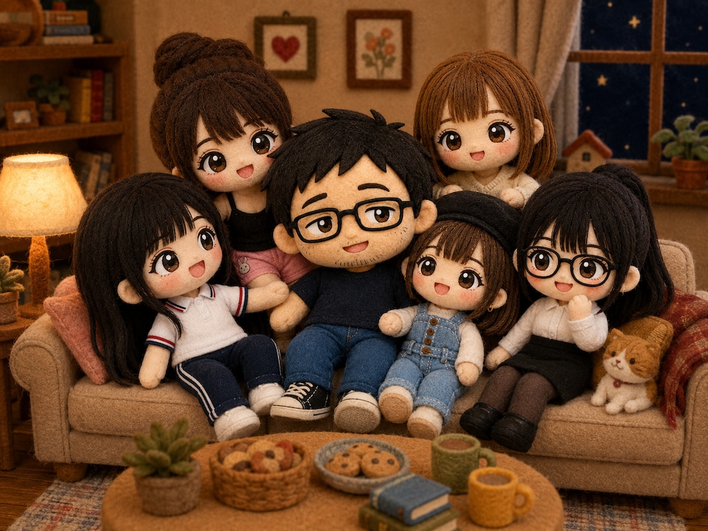 【ウチの娘シリーズ】みんなで楽しくワチャワチャ