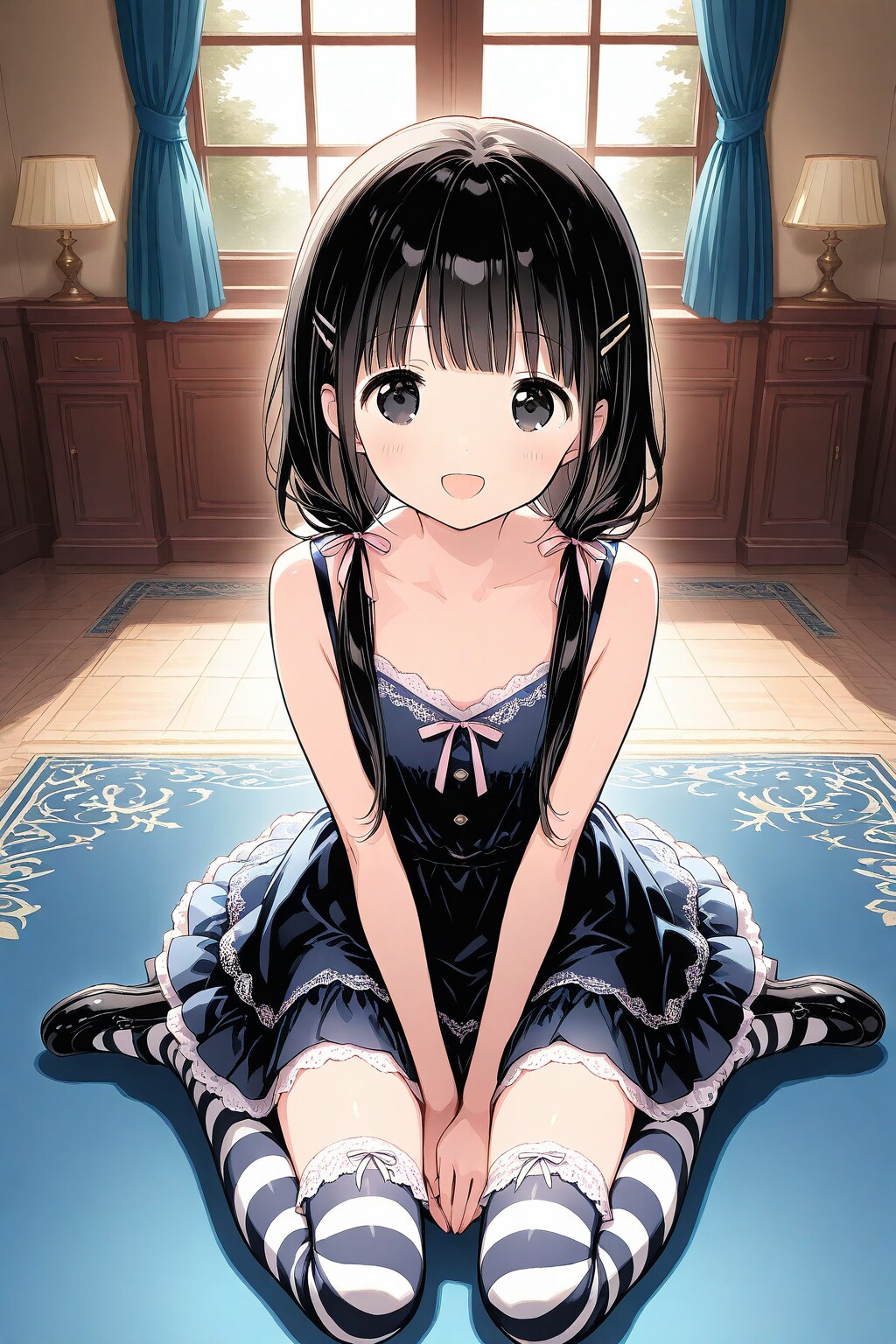 ボーダーニーハイな次女ちゃん🌕✨