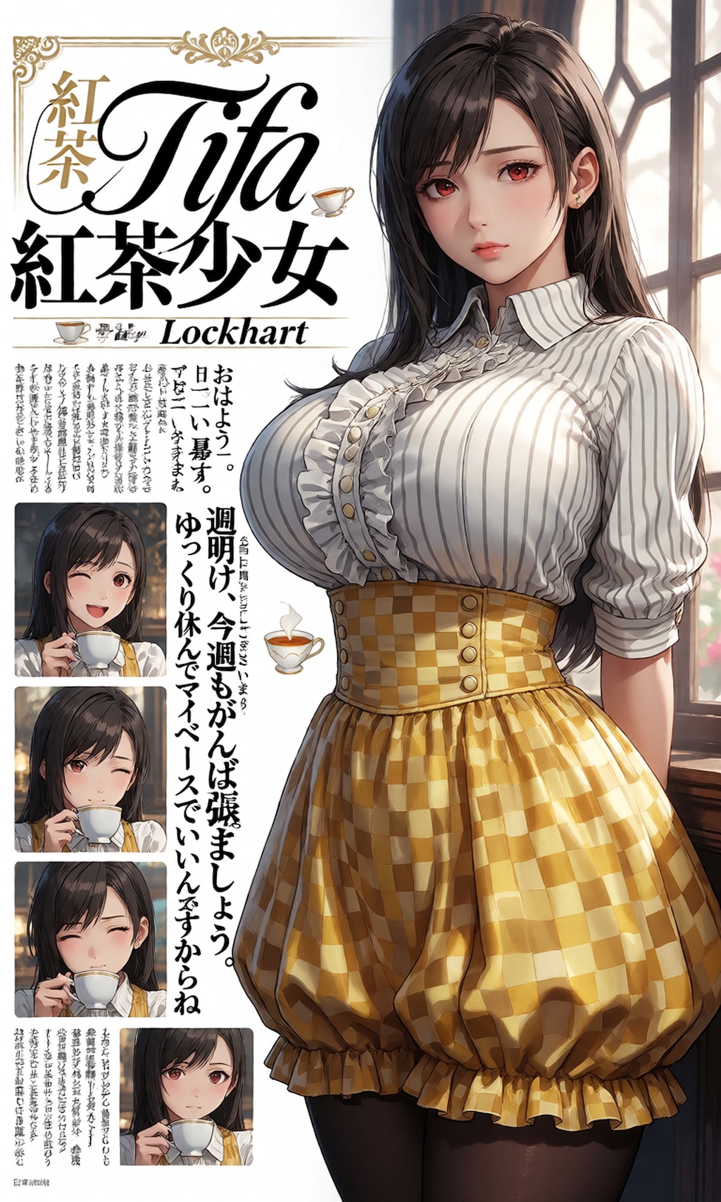 紅茶少女をテーマにしたティファさん