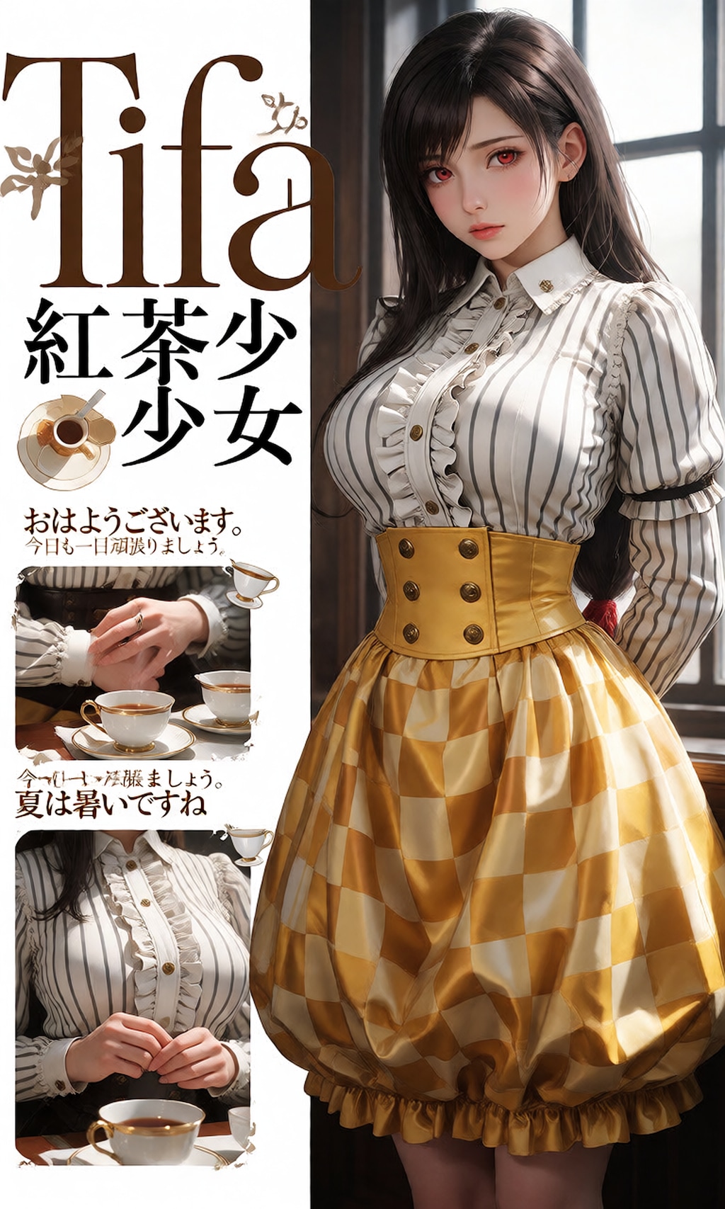 紅茶少女をテーマにしたティファさん