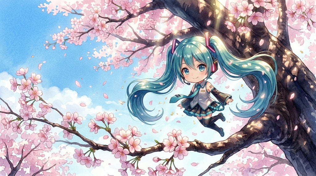 みどツイさん。桜