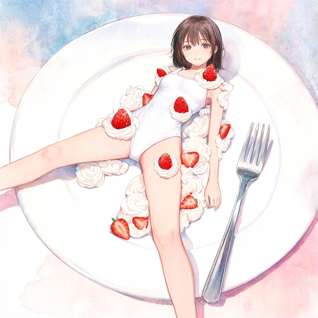 seedream5.0でショートケーキ風女の子260724