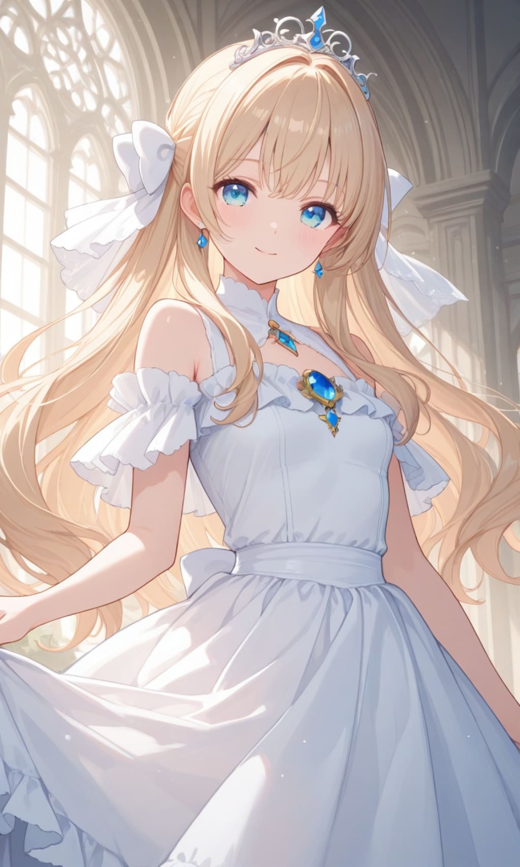 幻想的な森の魔法少女