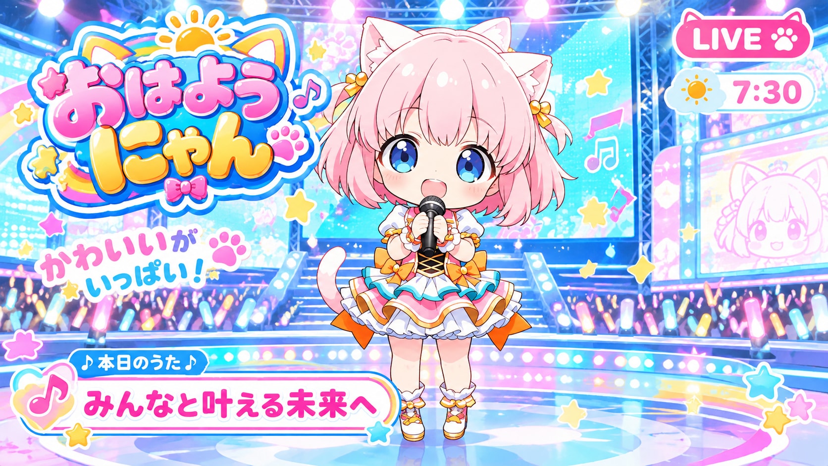 おはようにゃん | の人気AIイラスト・グラビア