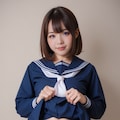 制服とニーハイ （証明写真） 3枚目