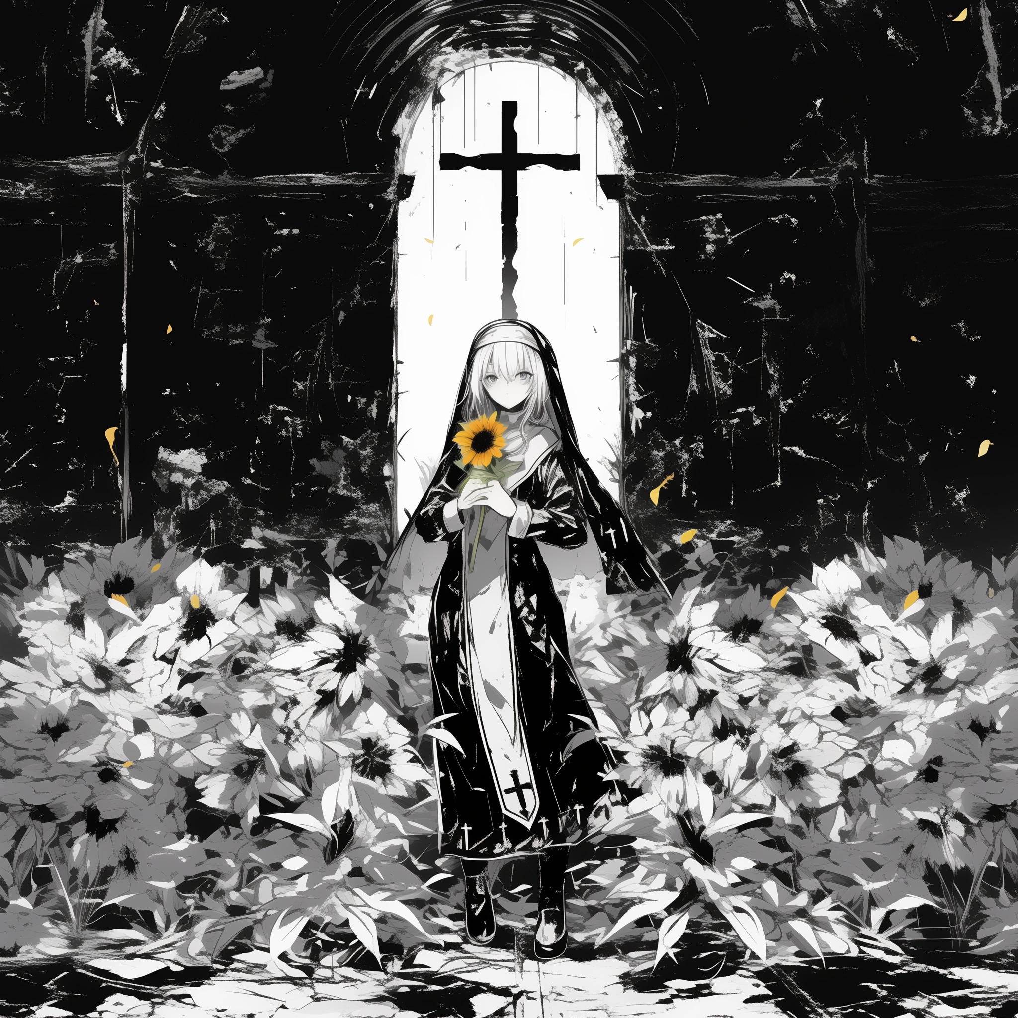 シェルター跡地を聖地に変えて | の人気AIイラスト・グラビア