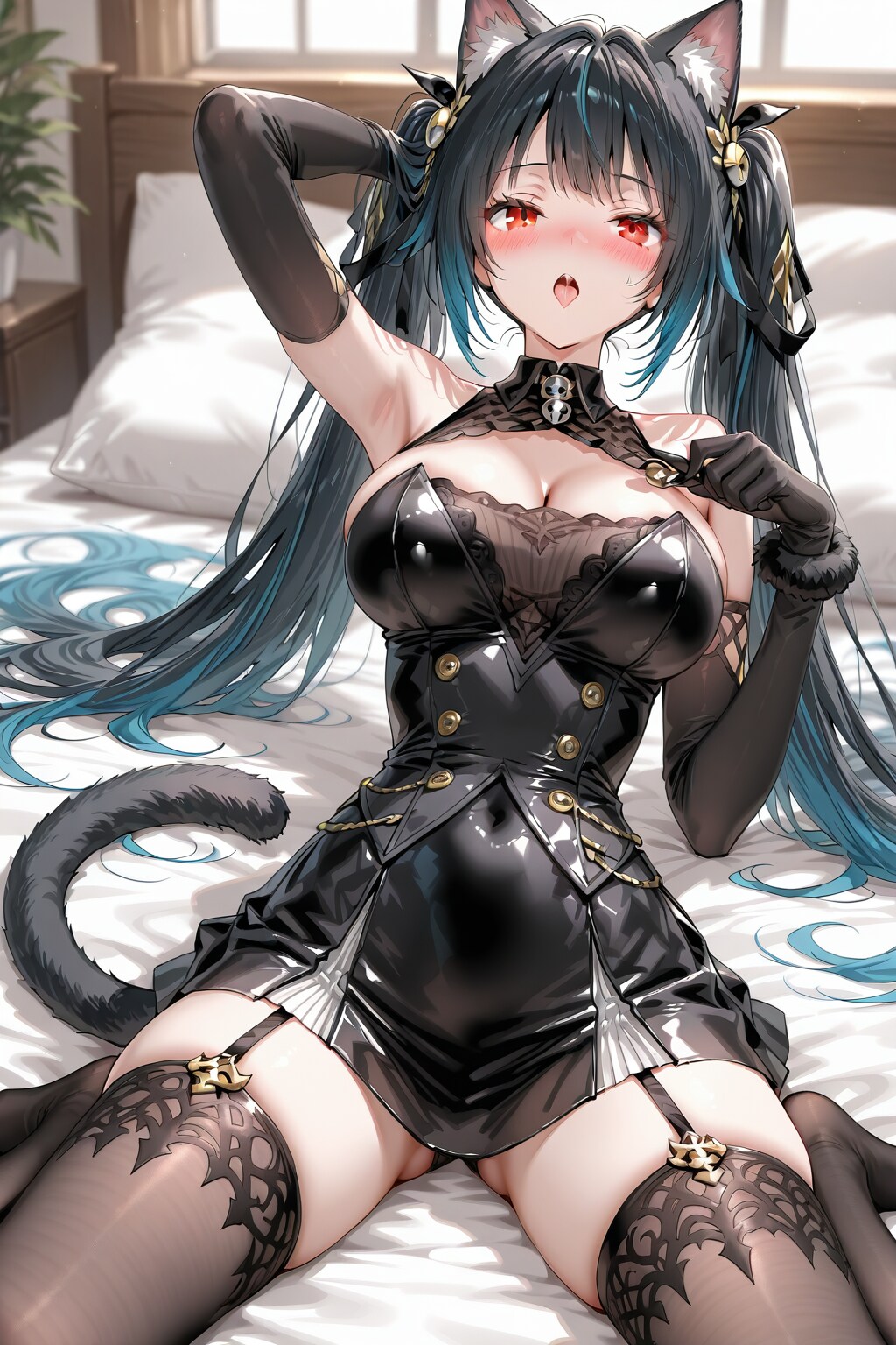 黒猫の淑女