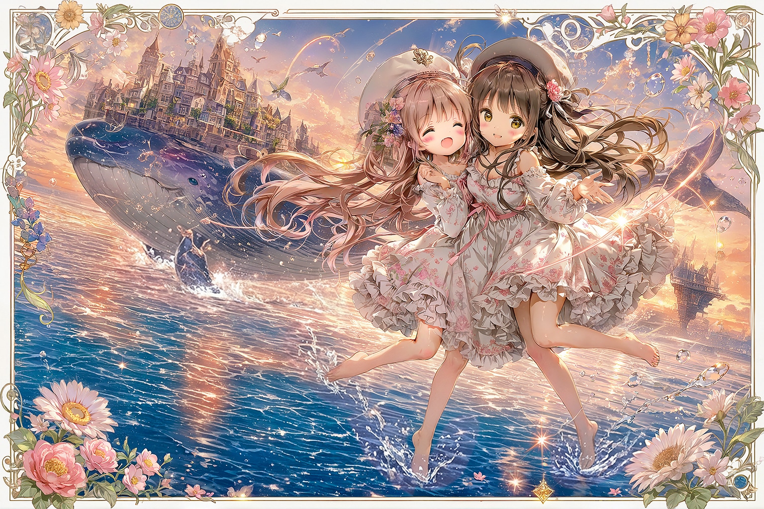 空鯨回遊圏 ～The Sky whale Excursion Sphere～ | の人気AIイラスト・グラビア