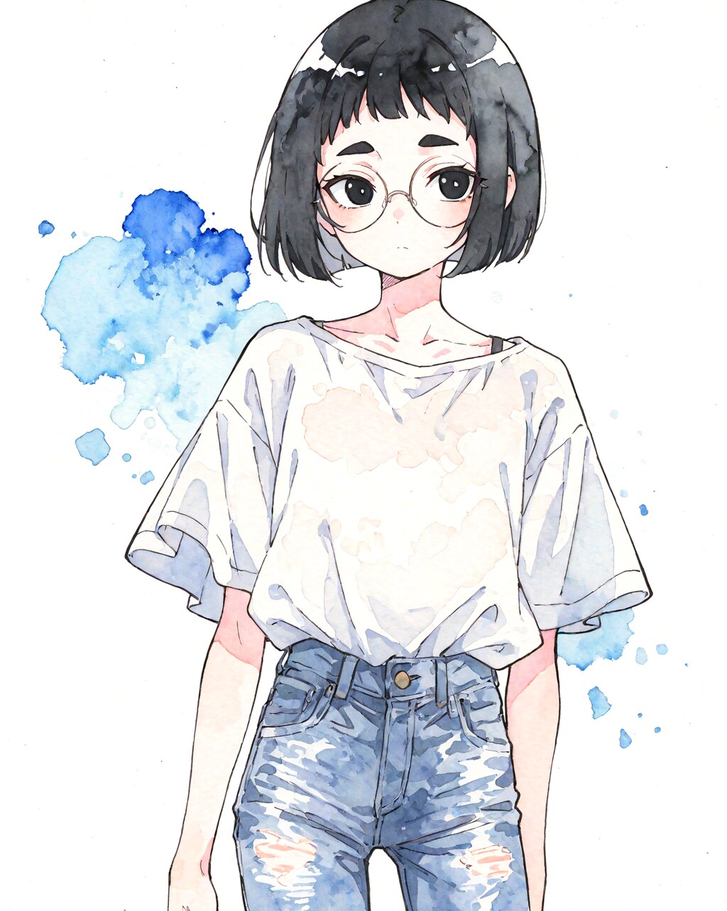 デニムめがねちゃん