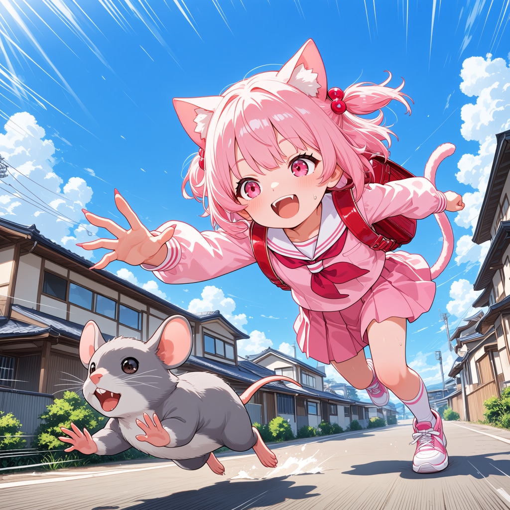 待つにゃ～♡