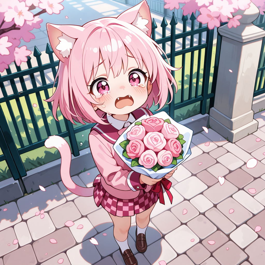 卒業しちゃったにゃ～ん！！😭 | の人気AIイラスト・グラビア